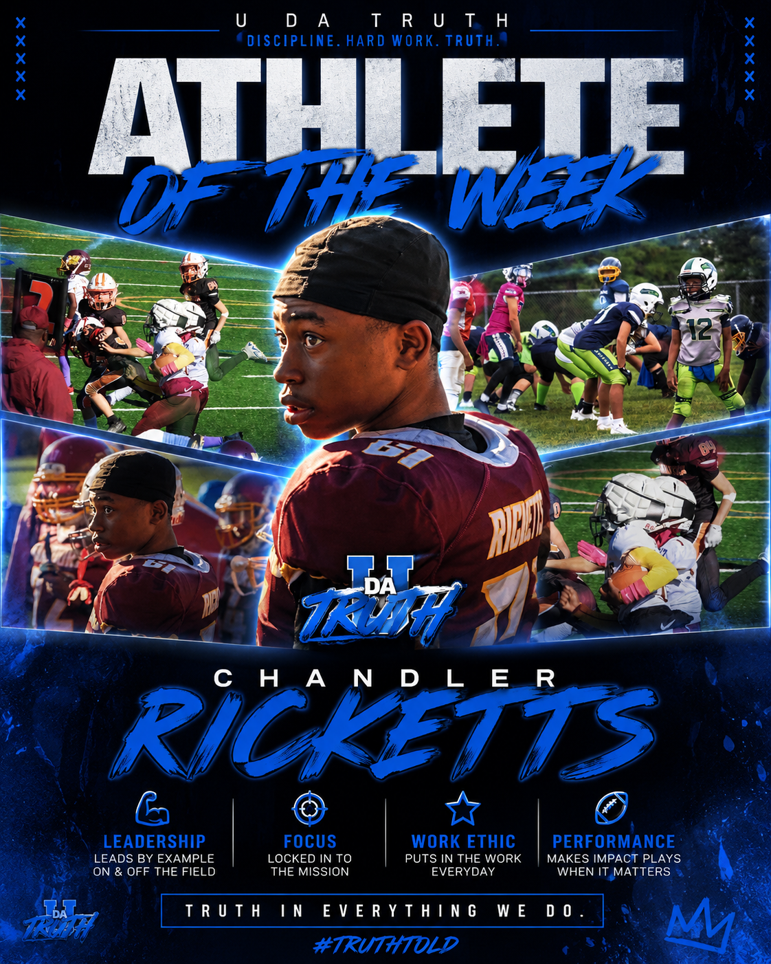 Chandler Ricketts — U Da Truth Athlete of the Week